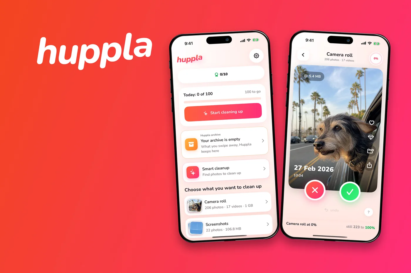 Huppla blog cover on brand gradient